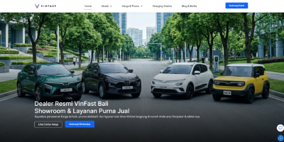 Website Showroom Mobil Bali